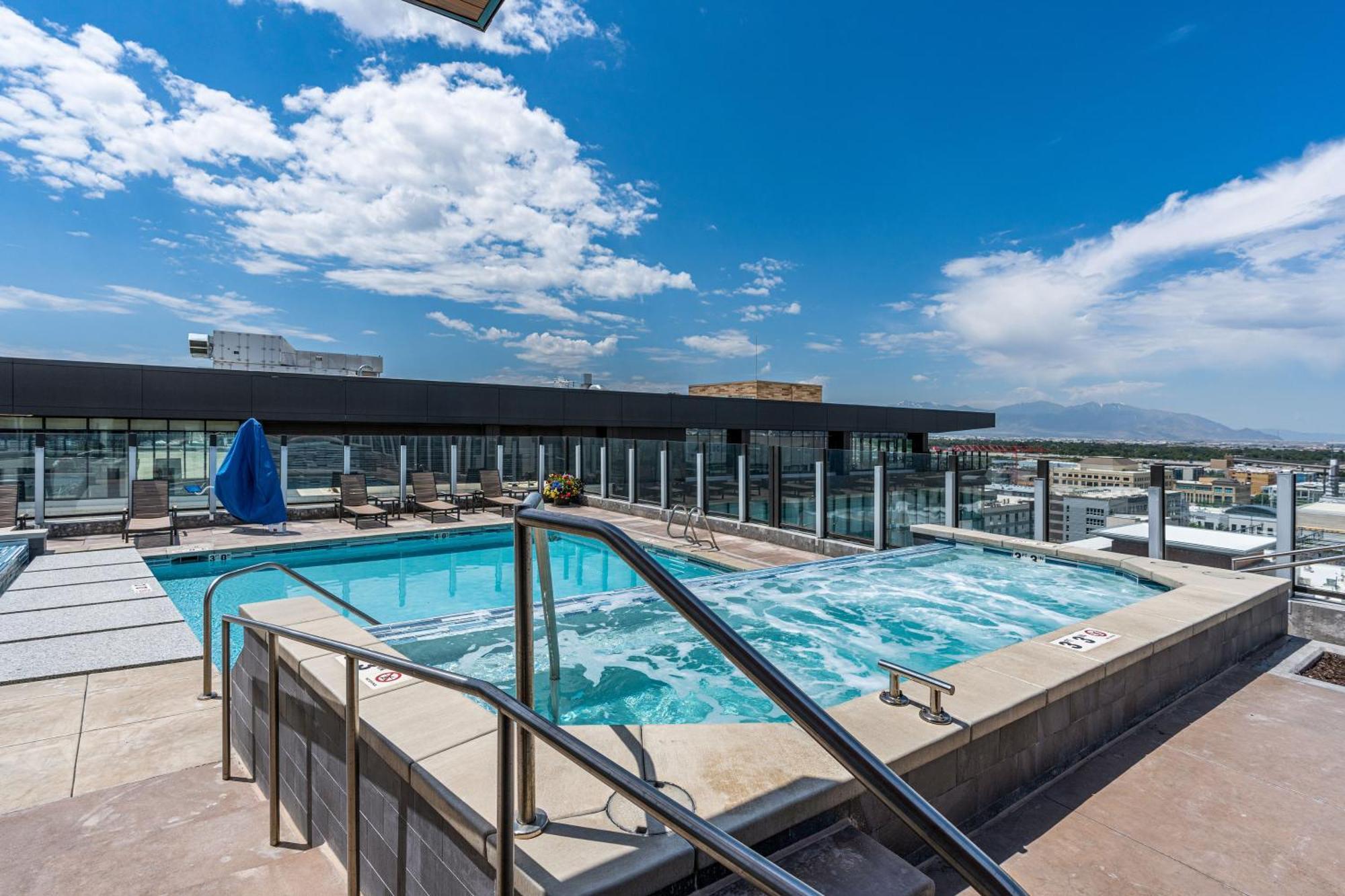 Best Views! Lux 9Th Fl Gym Pking Pool Htub King Bd Salt Lake City Exteriér fotografie