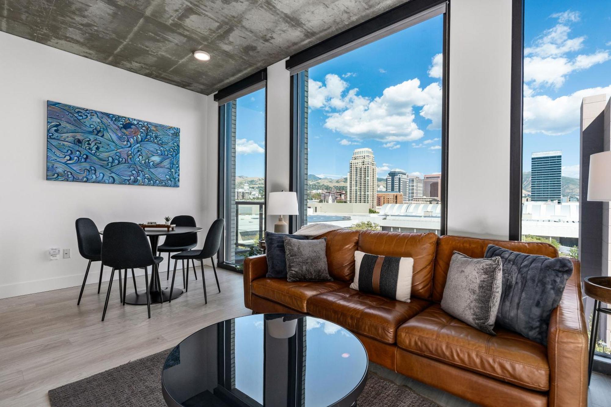 Best Views! Lux 9Th Fl Gym Pking Pool Htub King Bd Salt Lake City Exteriér fotografie